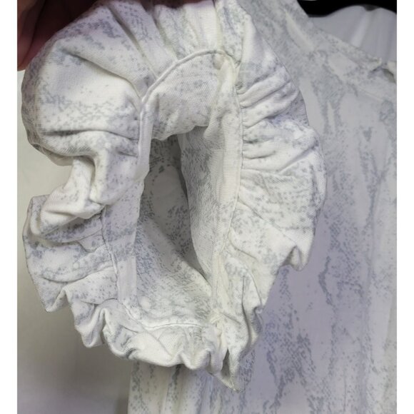 Daily Ritual Women's Puff-Sleeves Jumpsuit Supper Soft Terry Lounge Size Medium - Picture 4 of 16